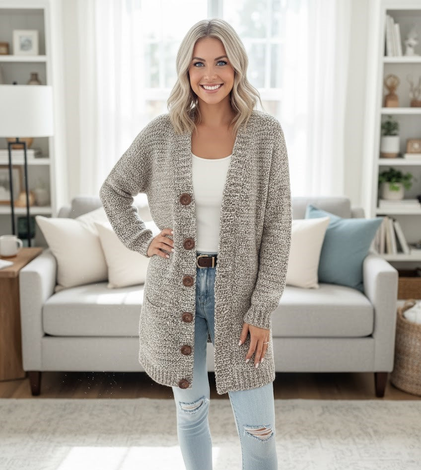 Cozy Cardigan,Everyday Ragg Cardigan