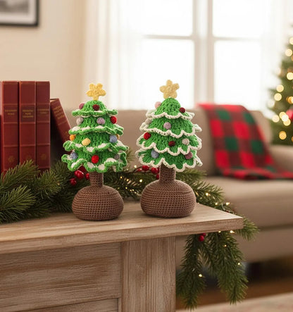 Ombre Loopy Trees, Crochet Tree Pattern, Holiday Decor, Christmas Crochet, Gifting