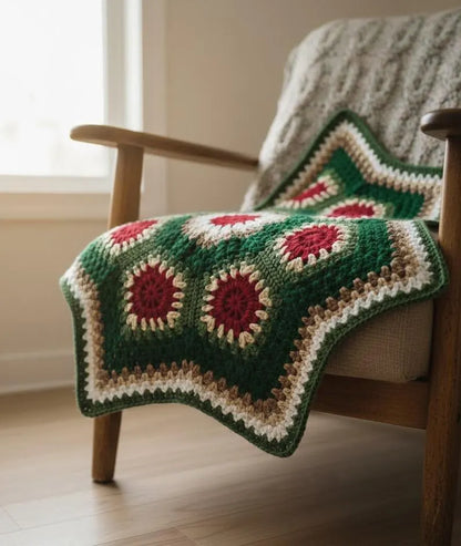 Vintage Christmas Tree Skirt Crochet Pattern – Instant PDF Download